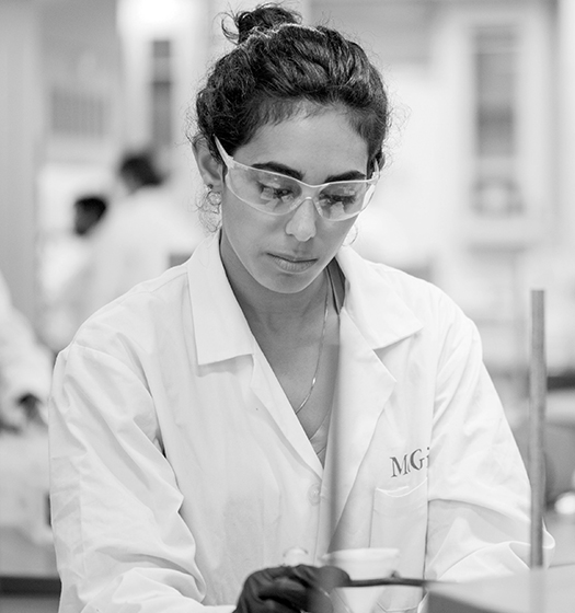 McGill Faculty of Science researcher performing experiment