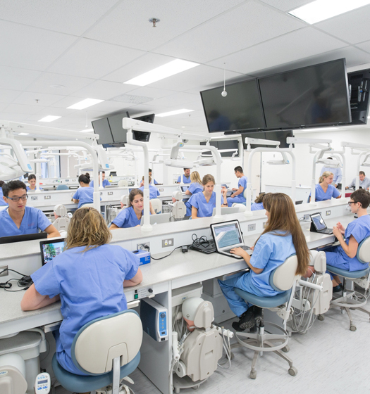 Several people in a lab