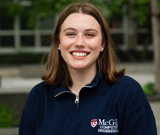 A person smiling at camera