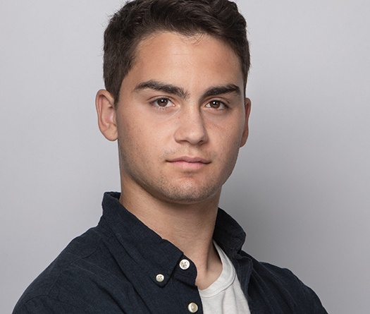 A man smiling at camera
